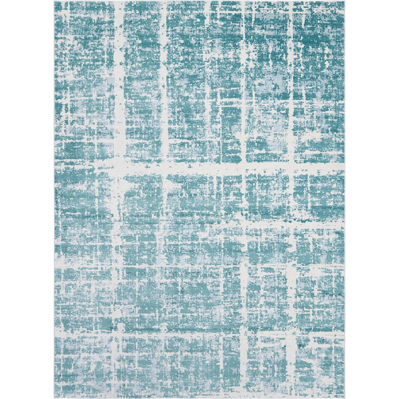 Heights Abstract Indoor Rug, Rectangle 5' x 8'