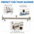 Double Shower Head, High Pressure 6 Setting Dual Shower Head Design For Couple Or Single On Walk-In Bathroom-117609866
