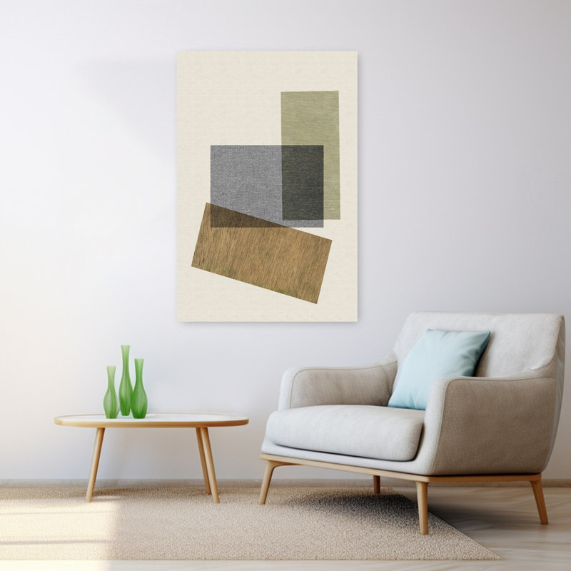 Art contemporain contemporain abstrait, H 48 po x l 32 po