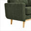Canapés-lits | Causeuse capitonnée de 67,7 po de largeur | Mid-Century moderne | Pieds en bois massif | Pour le petit appartement | Polyester | Mid-Century moderne