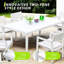 Mobilier de patio 7 pièces en aluminium