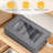 Silverware Storage Box, Flatware Storage, Utensil Storage With Removable Lid And Adjustable Dividers For Organizer Utensils, Cutlery, Flatware, Knives, Large Capacity Grey