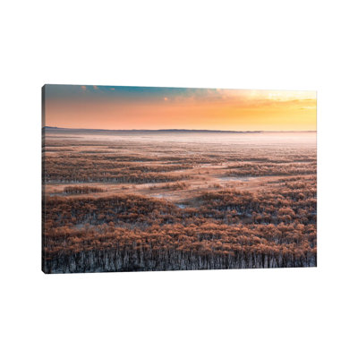 Dawn 1 Piece Wrapped Canvas Wall Art
