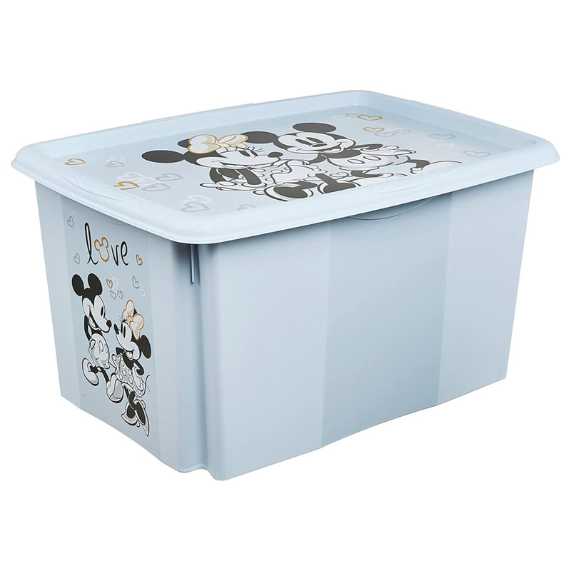 Keeeper Plastic Decorative Bin, Blue