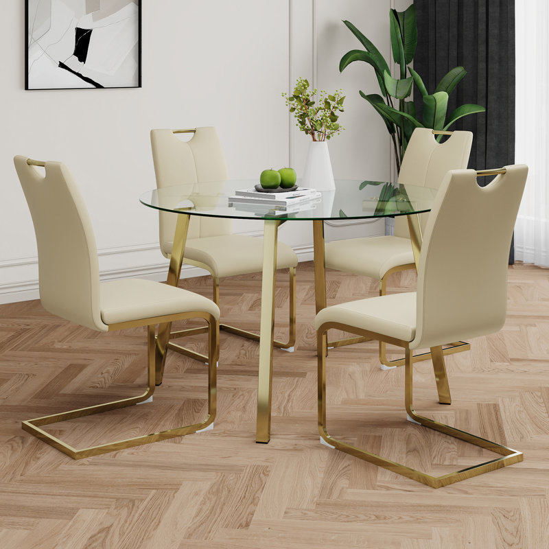 Modern Style Glass Circle Table