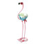 Statue de jardin flamant debout en métal 26,25 po H