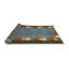 Tapis gris clair/vert clair contemporain-2010041486