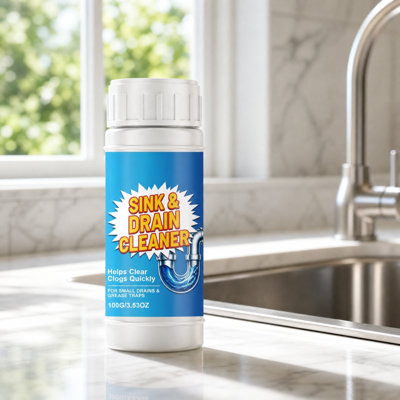 Sink Cleaning Powders 100g Sink Cleaning Powder Kitchen And Bathroom Drains Cleaner Effectives Clog Remover For Residues Cleaning And Odor Elimination