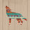 "Southwestern Vibes VI" sur noyer, impression de Farida Zaman