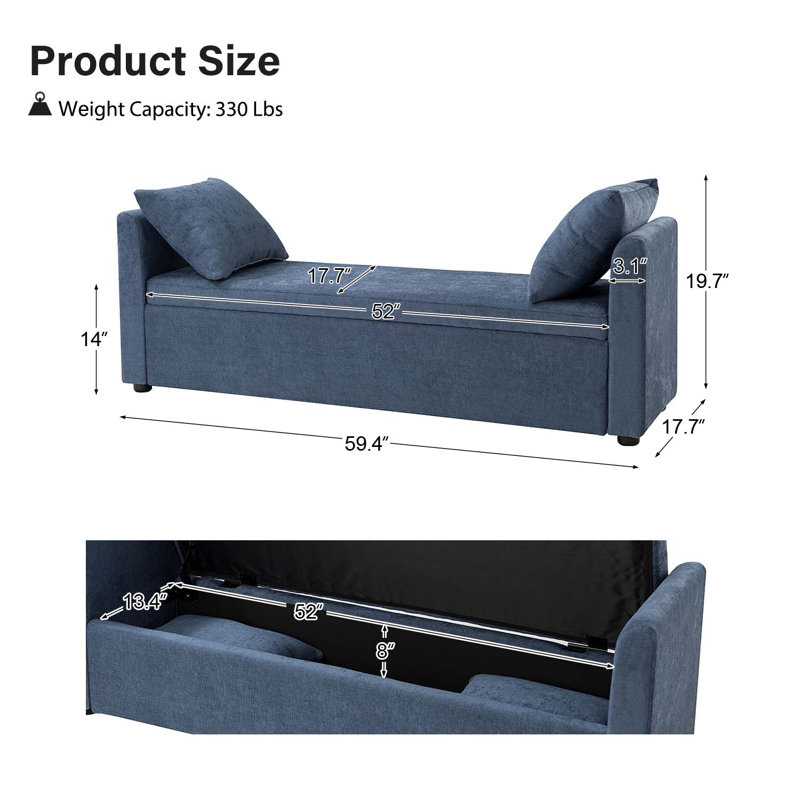 Banc de rangement Aristides, Marine