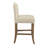 Upholstered Counter Stool with Solid Wood Frame