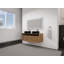 Meuble-lavabo flottant 48 po avec lavabo d'art en céramique, porte à fermeture en douceur 48 po (KD-Packing)
