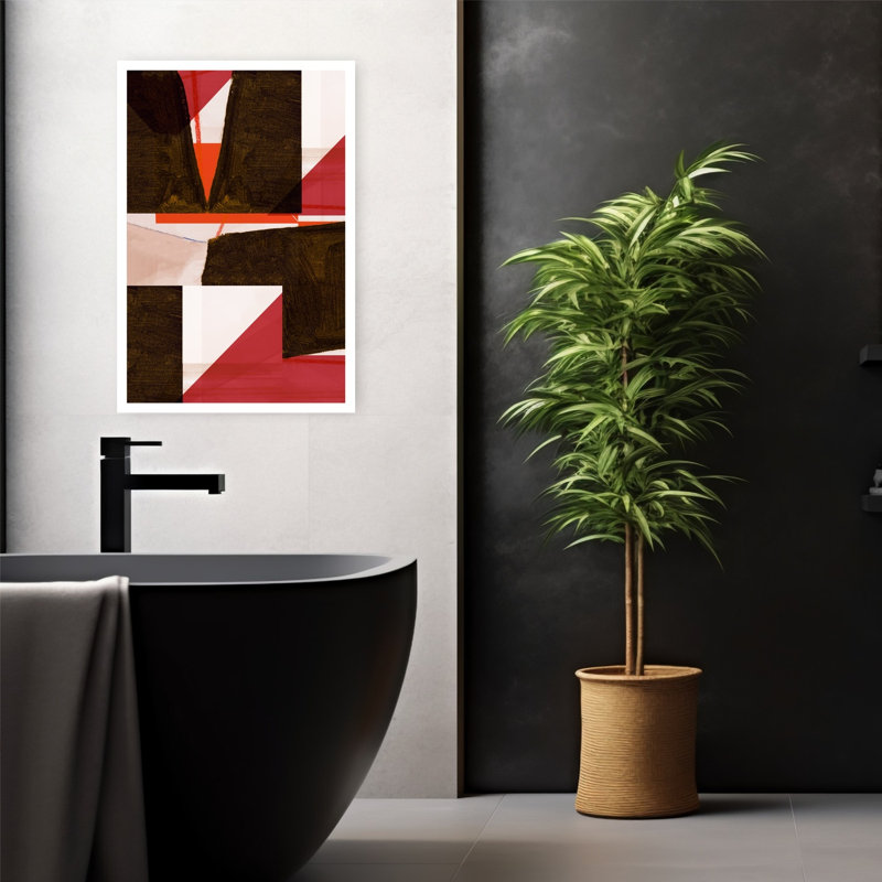 Art contemporain, art abstrait abstrait et audacieux, H 24 po x l 16 po