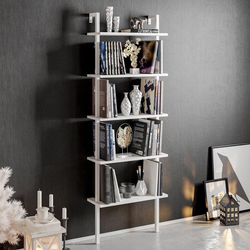 Innes 174cm H 60cm W Bookcase, White