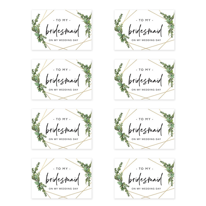 Ensemble de cartes-cadeaux de mariage avec enveloppes