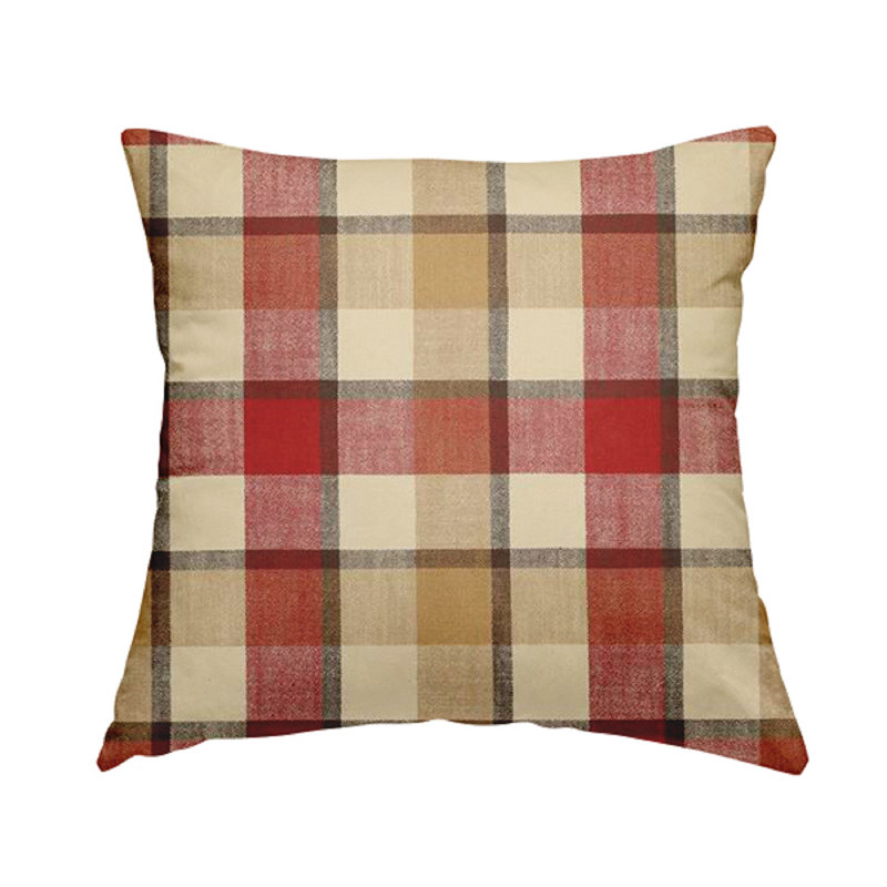 Cox Plaid Rectangular Cushion