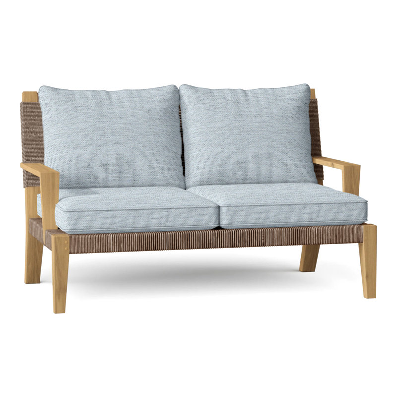 Hadley Outdoor 2 - Seat Loveseat, Ocean, Hadley Hemp