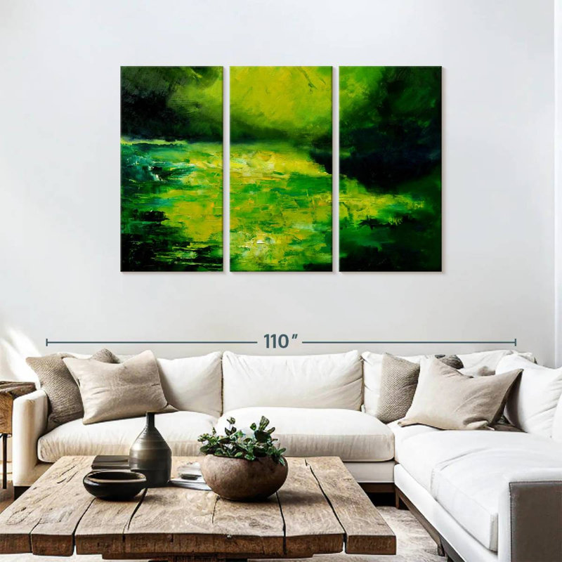 Avery Green Harmony, 48" H x 74" W