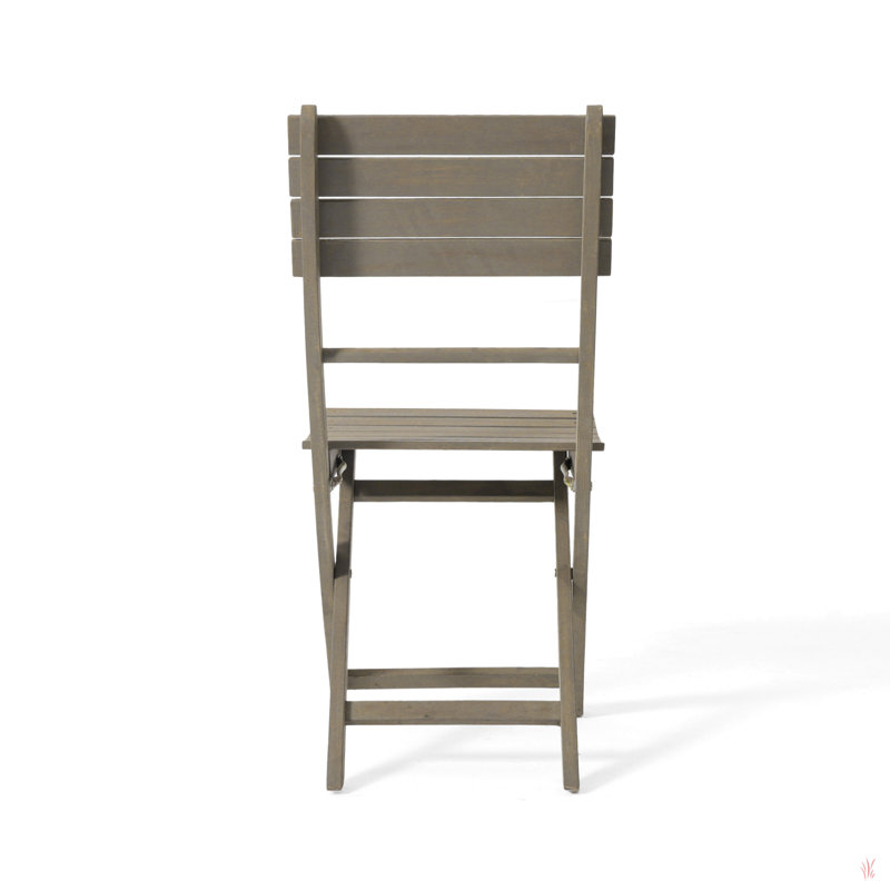 Chaise d'appoint de patio Remacia, Gris