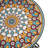 Round Ceramic Side Table with Weather-Resistant Dual-Use Design
