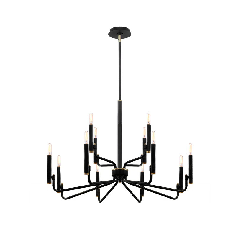 Bedford - Chandelier, 12 Lights, 66" H x 32" W x 32" D