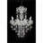 Crystal LED Chandelier 37" In Eilish Silver 8-Light