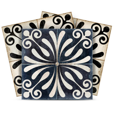 Carrelage mosaïque auto-adhésif en vinyle 8 po x 8 po (ensemble de 24)