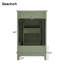 Meuble-lavabo moderne avec lavabo en céramique et grand rangement-932595021