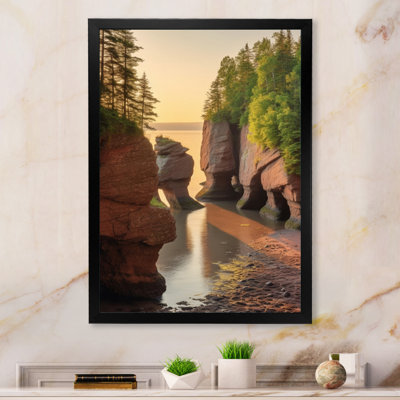 Paysage côtier du Nouveau-Brunswick I sur toile