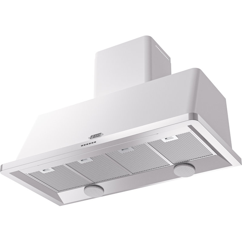 Hotte murale ILVE Majestic II Series 48 pouces avec 600 PCM, Blanc véritable