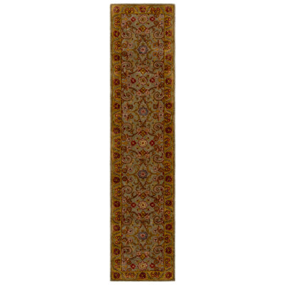 Cranmore Hand Tufted Wool/Cotton/Latex Oriental Rug in Gold/Gray