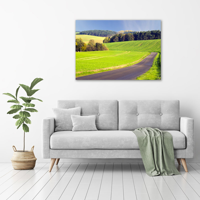 Dirt Road - No Frame Print on Glass