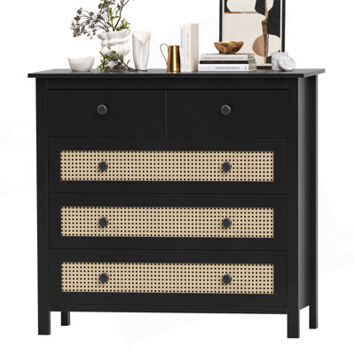 Sideboard Buffet Cabinet With 4 Drawers,Modern Wooden Console Cabinets For Kitchen Living Room,Hallway