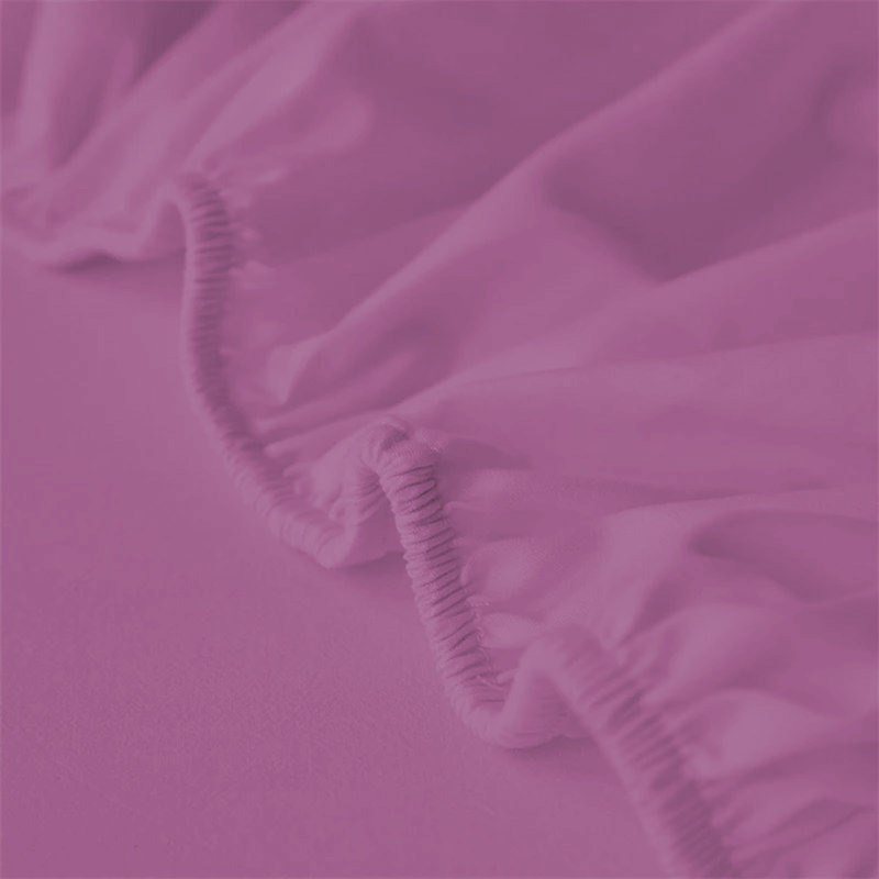 Microfiber Premium Quality Deep Hypoallergenic Fitted Sheet 25cm, Super King (6'), Lilac/Purple