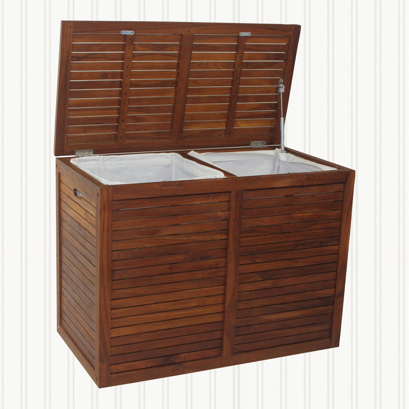 Spa 2 Section Cabinet Laundry Hamper