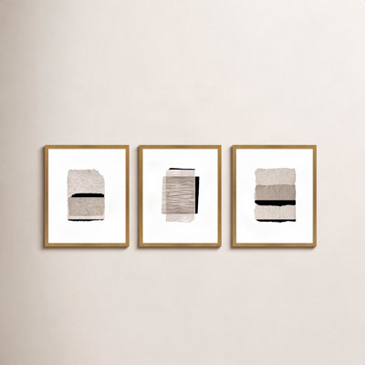 Zinfandel "Fiber" 3-Piece Print Set
