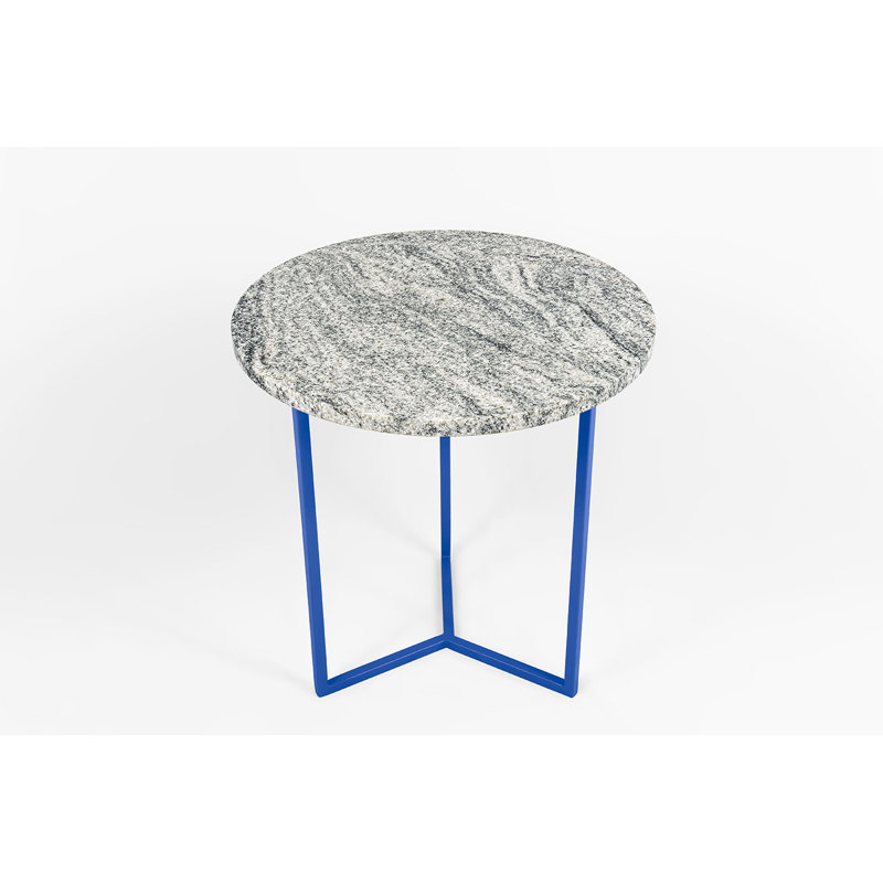 Drake Frame End Table, Blue