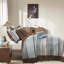 Ensemble de couvre-lit réversible 5 pièces en jacquard