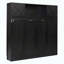 Grand lit escamotable avec armoires de rangement-650453113-650453114