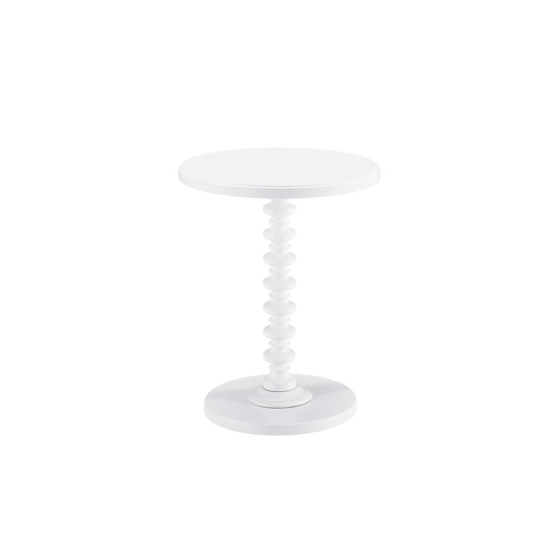 Table d'appoint élégante en blanc - Construction d'apparence minimaliste polyvalente pour une option de décoration intérieure