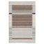 Tapis d'intérieur rectangulaire tissé à la main à rayures réversibles de style moderne et élégant tissé à la main Durry