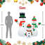 Gonflable familial bonhomme de neige