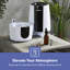 GEEPAS Humidifier For Bedroom, 2.6L Top Fill Cool Mist Large Room, 360° Rotatable, Night Light Auto Mode, White