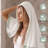 Flora Rib Green 100% 500 GSM Cotton 2-Piece Bath Towel Set-129943587