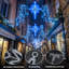 43 po d'extérieur bleu Bethlehem Star Leionna-1785737513