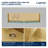 32 " L X 19" W Undermount Kitchen Sink Gold 16 Gauge Stainless Steel Kitchen Sink Single Bowl Sink