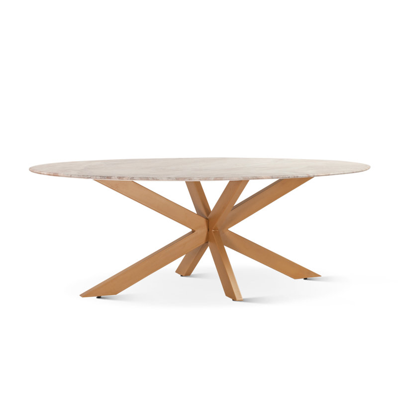 Malibu Oval Dining Table, 30”H x 90”L x 44”W