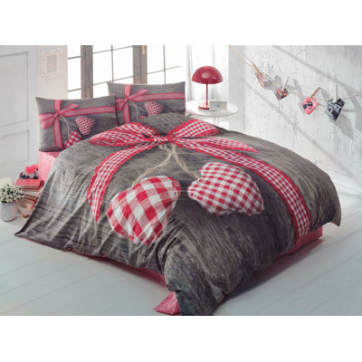 Cotton Geometric Shapes Duvet Cover