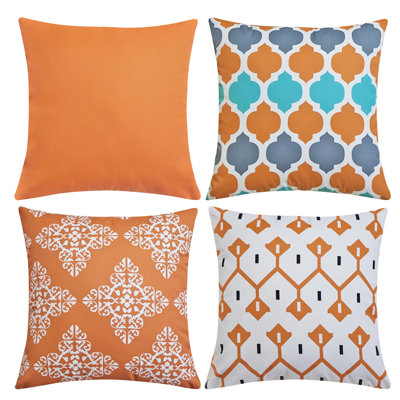 Shanell Indoor / Outdoor Geometric Square Cushion Cover