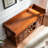 39.37Inch American Style Solid Wood Entryway Storage Bench